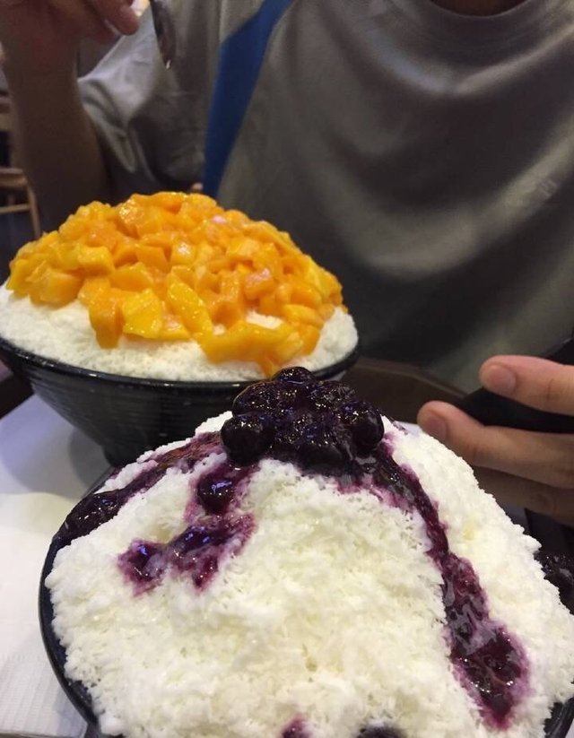 蓝莓冰沙