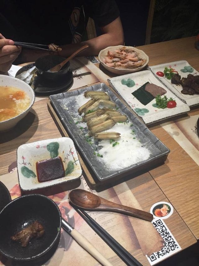 盐烤竹蛏