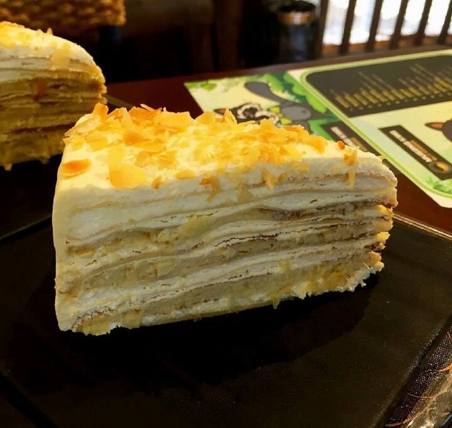 榴莲千层蛋糕