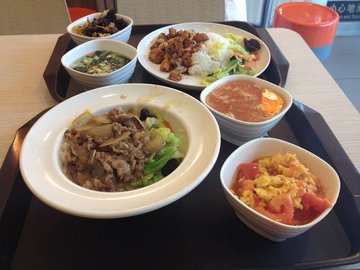 宫保鸡丁+木须肉套餐