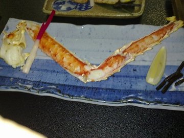 烤帝王蟹腿