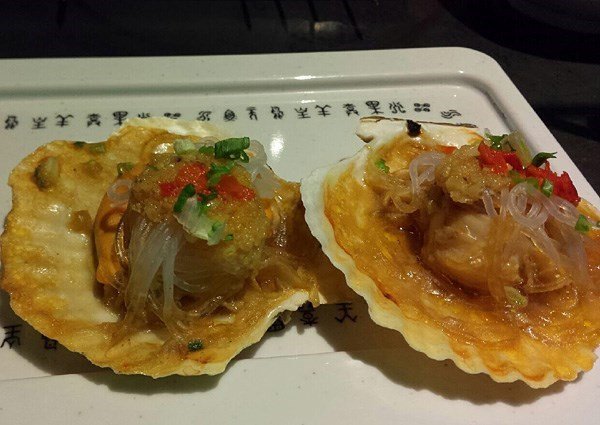 烤扇贝