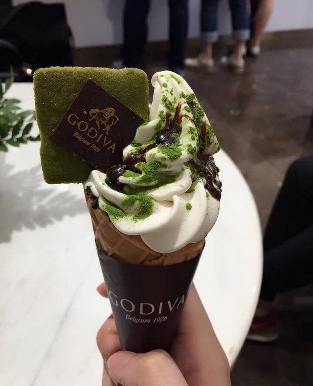 香草抹茶冰激凌