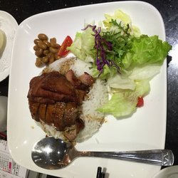 烧鸭叉烧饭  28元