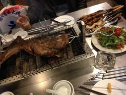 烤羊腿