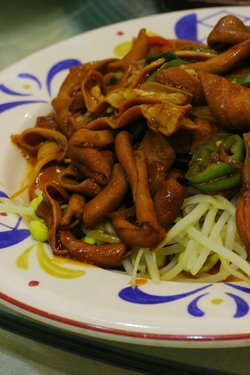 豉汁捞鹅肠