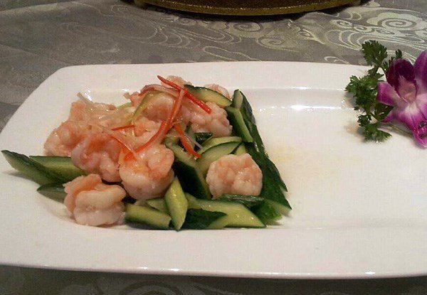 葱油虾球