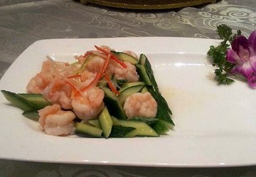 葱油虾球