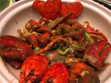 锅烧波士顿龙虾