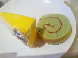 绿茶卷蛋糕
