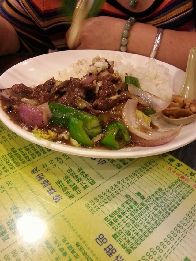 豉椒牛肉饭