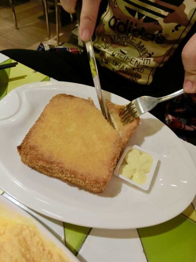 牛油西多士
