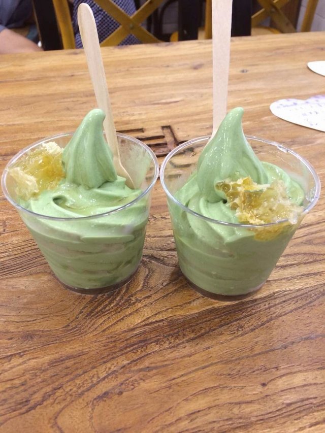 绿茶冰激凌