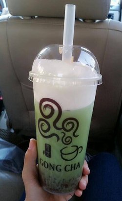 抹茶红豆奶盖