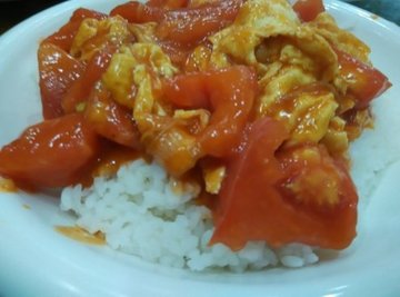 西红柿鸡蛋盖饭