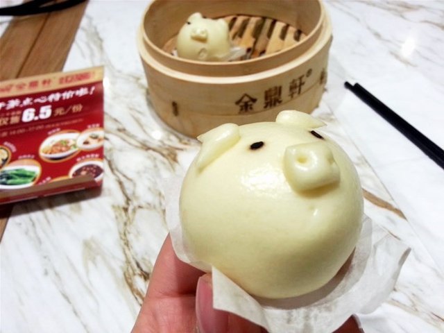 小猪豆沙包