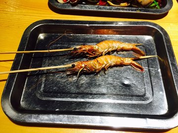 烤虾