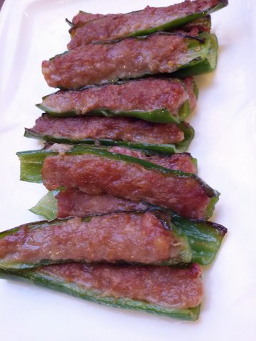 尖椒酿肉
