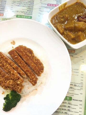咖喱猪扒饭