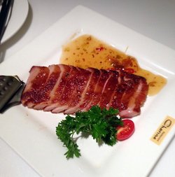 炭烧柠檬烧猪颈肉