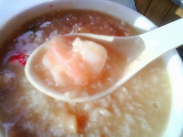 鲜虾肉蟹粥