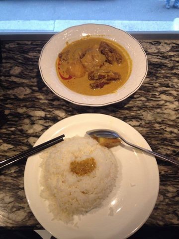 咖喱牛腩饭