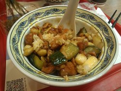 宫保鸡丁饭