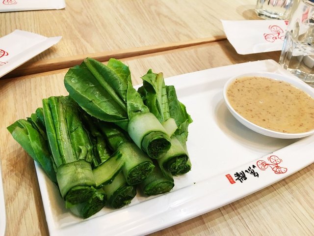 麻酱蘸菜