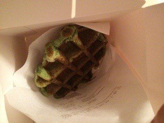 抹茶芝士夹心窝夫