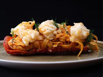 龙虾意大利宽面