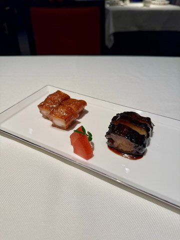 招牌黑叉烧、脆皮叉烧