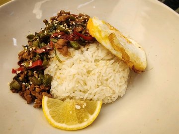 泰式打抛肉末饭