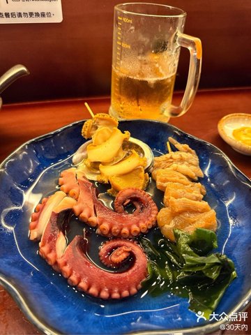 八爪魚、牛筋、鮮鮑魚