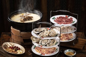 古法鱼羊一锅鲜生蚝鸡煲