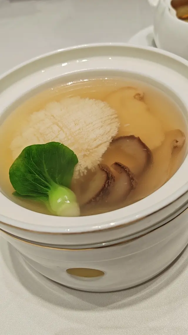 上汤参茸炖绣球豆腐