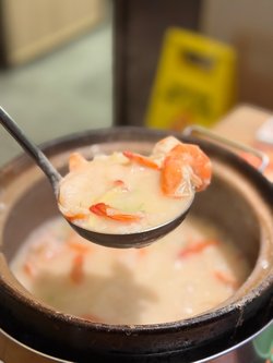 基圍蝦砂鍋粥 